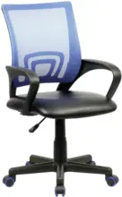 mömax Jugenddrehstuhl in Blau/ Schwarz 'Offal'