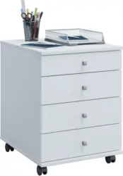 Rollcontainer in Weiß 'Lona Mini'