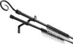 mömax Dornbirn - Ihr Trendmöbelhaus in Dornbirn Vorhangstangenset Hook Doppellauf ca. 120-210cm