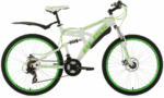 HELLWEG Baumarkt Mountainbike „Bliss“, Fully, weiß-grün