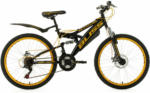 HELLWEG Baumarkt Jugend-Mountainbike „Bliss“, Fully, schwarz-gelb schwarz-gelb