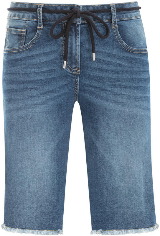 Damen Jeansshorts mit Used-Waschung (Nur online)