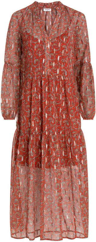Damen Maxikleid mit glänzenden Akzenten (Nur online)