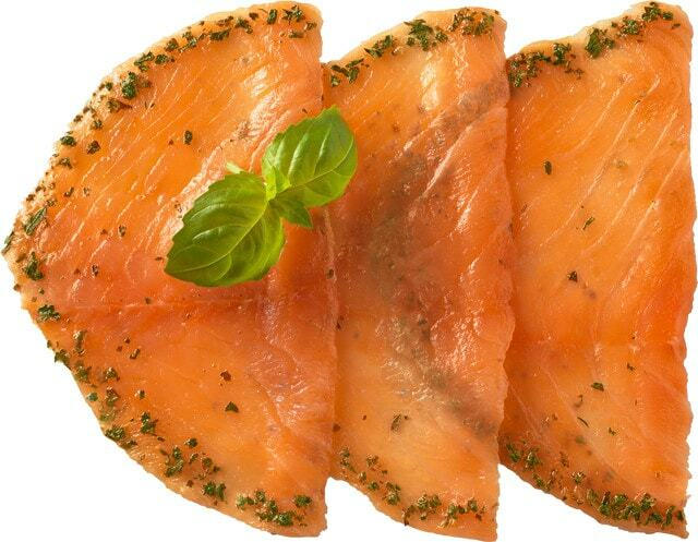 Graved Lachs Basilikum