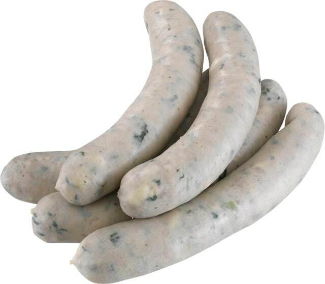 Spinat-Käse-Bratwurst
