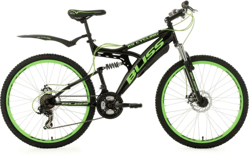 Mountainbike Fully 26' Bliss Grün RH 47cm