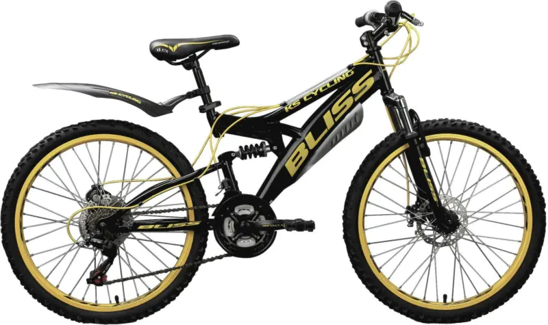 Kinderfahrrad MTB Fully 24' Bliss RH 38cm