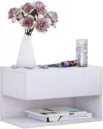 mömax Nachtkästchen in Weiß 'Dormal'