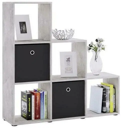 Standregal in Hellgrau 'Nitas'