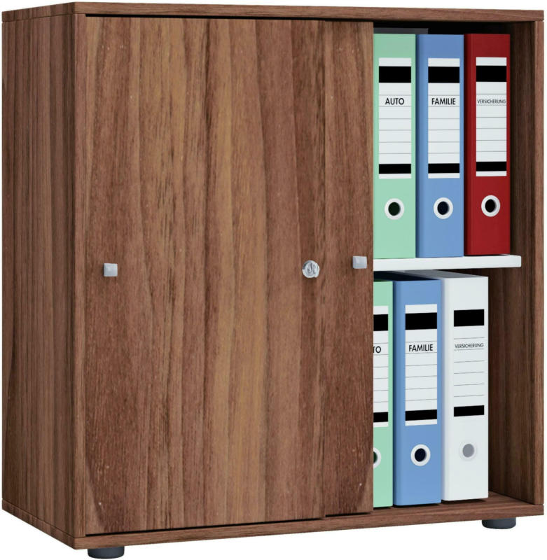 Aktenschrank in Nussbaumfarbe 'Lona L'