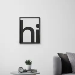 Bild Ila in schwarz/weiß ca. 35x45x2,5 cm