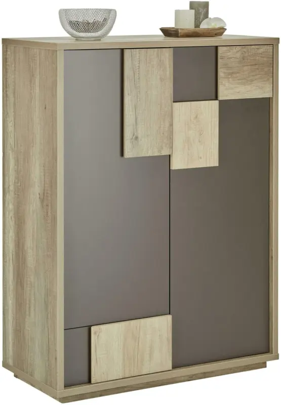 Schuhschrank Braun/Eichefarben