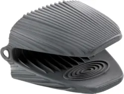 Topfhandschuh Antje aus Silikon in Grau