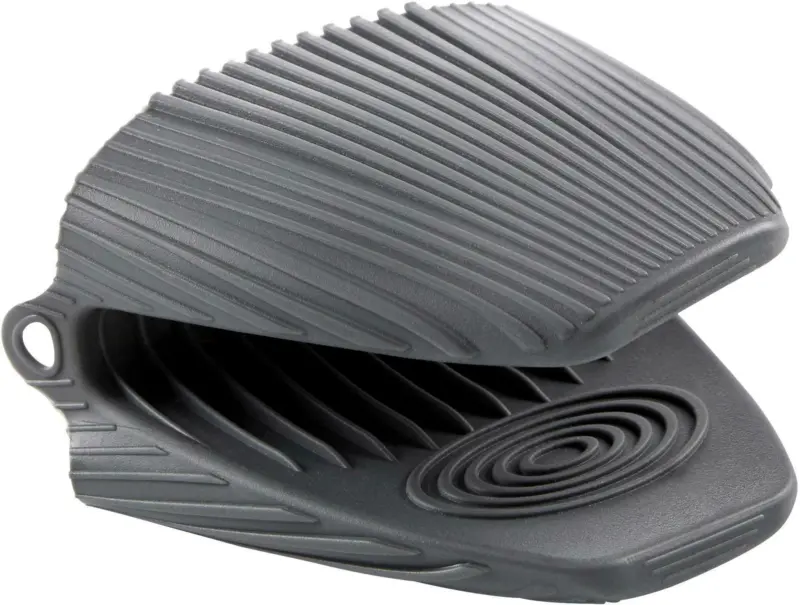 Topfhandschuh Antje aus Silikon in Grau