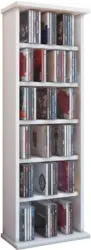 CD-Regal in Weiß 'Vostan B: 31 CM'
