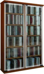 CD-Regal in Nussbaumfarbe 'Galerie B: 60 CM'