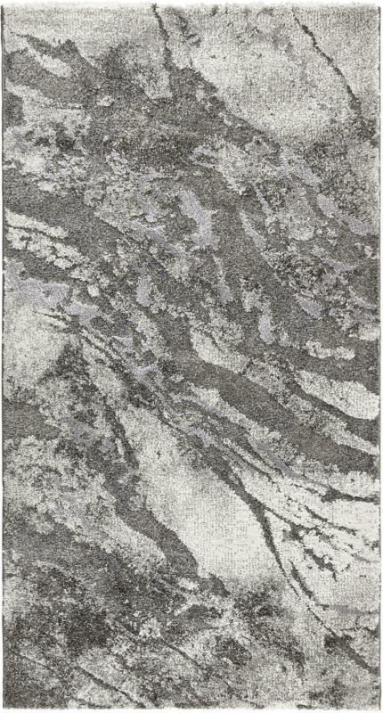 Webteppich Marmor 1 in Grau ca. 80x150cm