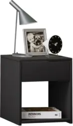 Nachtkästchen in Schwarz 'Sledo Mini'