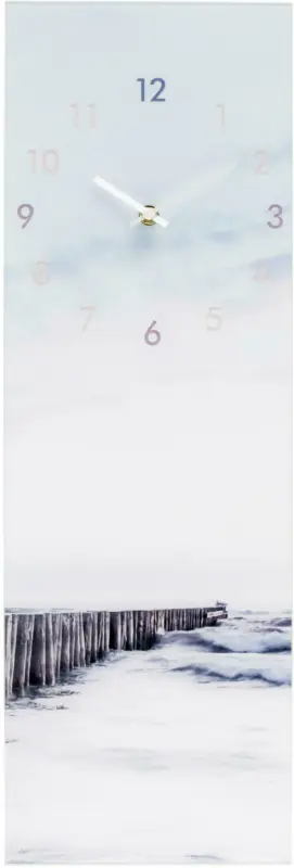 Wanduhr Glasart ca. 20x60cm