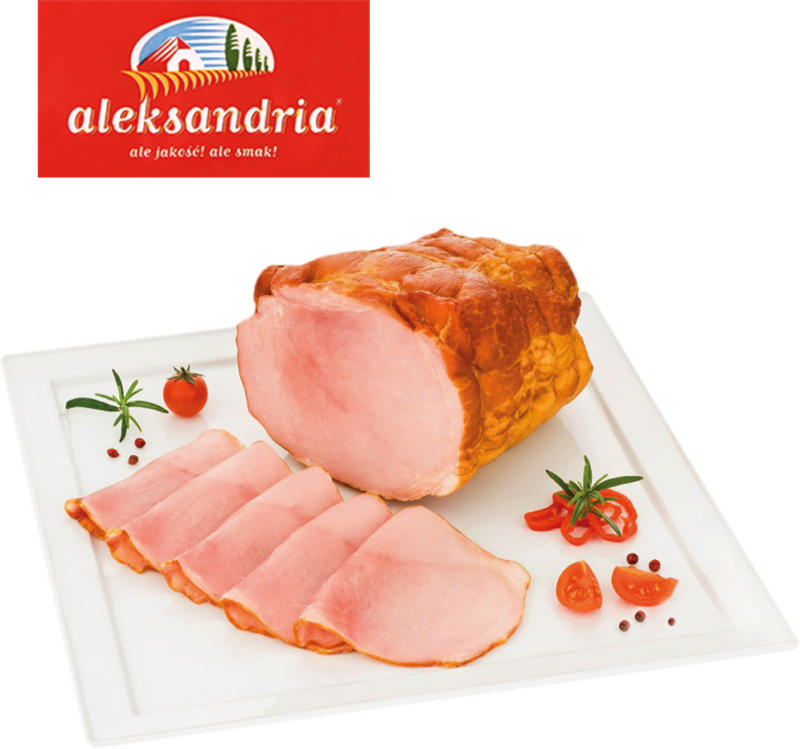 Schweinefleisch, geräuchert und gegart