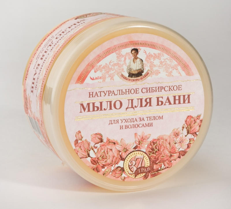 Sibirische natürliche Seife mit Blüten Extrakten