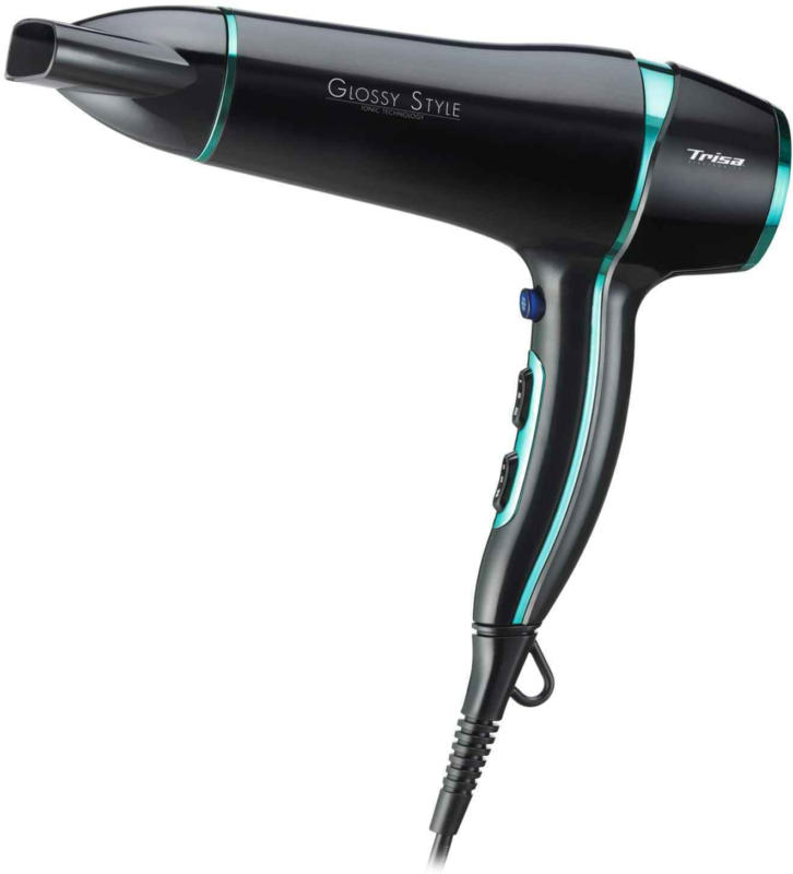 Trisa Haartrockner Glossy Style schwarz/türkis -