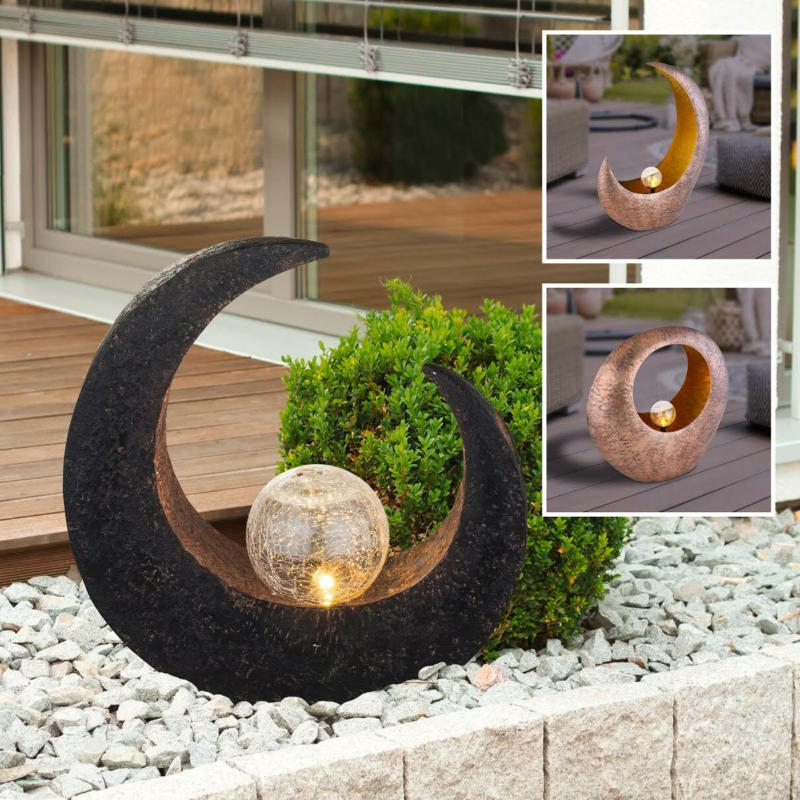 LED-Solar-Gartenskulptur