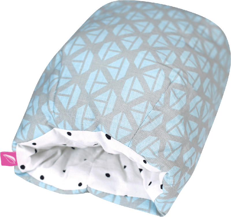 Motherhood Stillmuff, mini Stillkissen, Schiffe blau