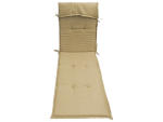 Coussin chaise longue SCANDOLA 60x200cm beige uni
