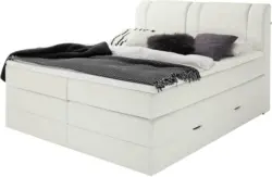 Boxspringbett in Weiß ca. 180x200cm