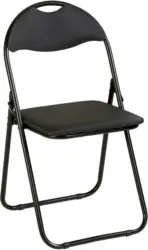 Klappsessel in Schwarz
