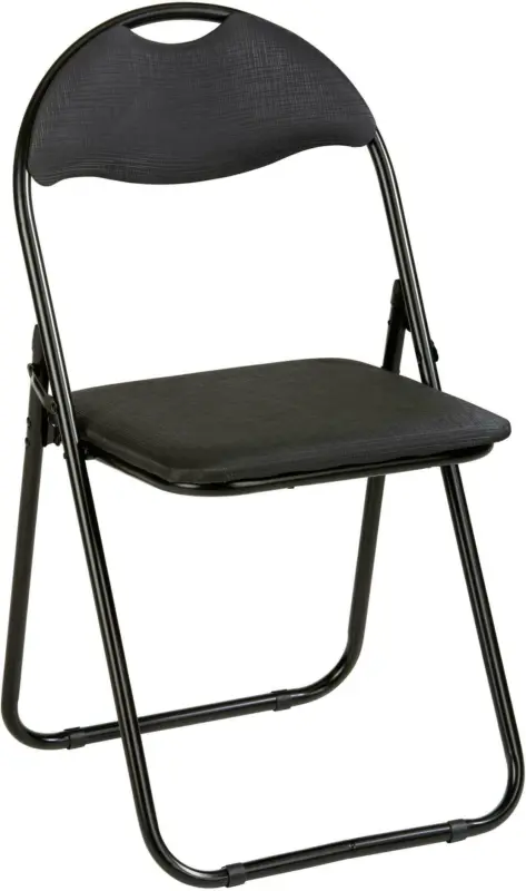 Klappsessel in Schwarz