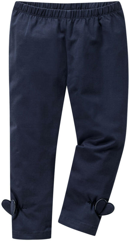 Mädchen Capri-Leggings mit Herz-Applikationen (Nur online)
