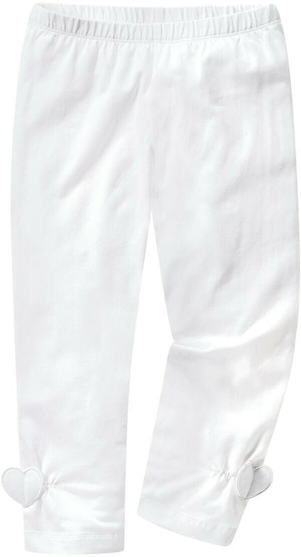Mädchen Capri-Leggings mit Herz-Applikationen (Nur online)