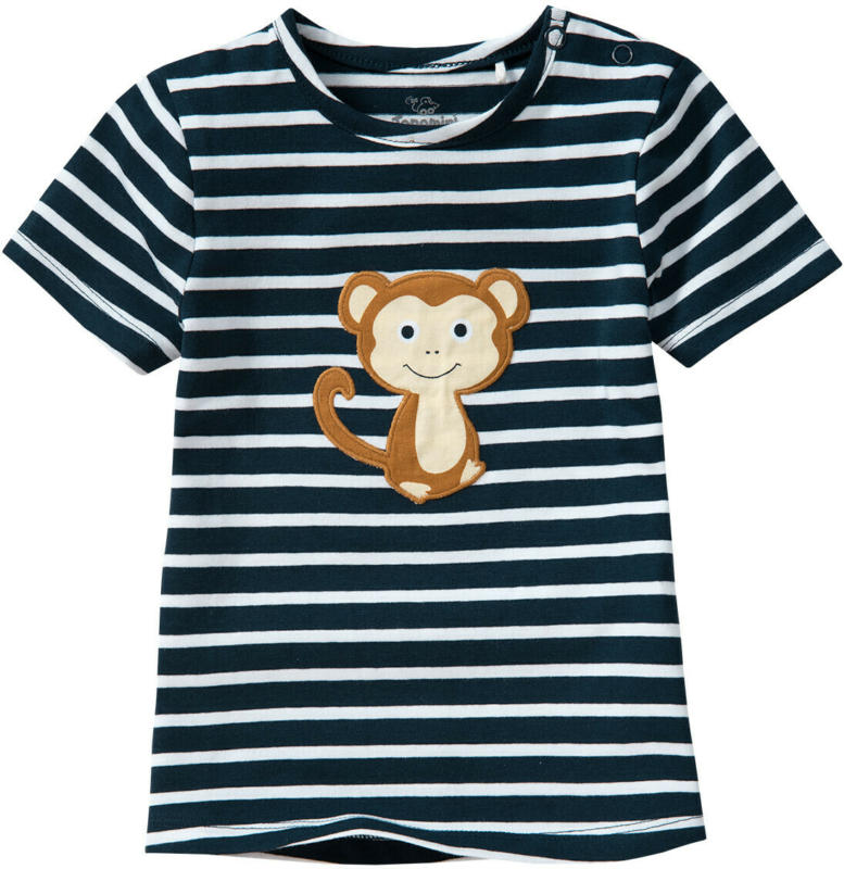 Baby T-Shirt mit Affen-Applikation (Nur online)