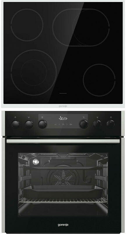Gorenje Einbau-Herd-Set Advantage Black Heißluft