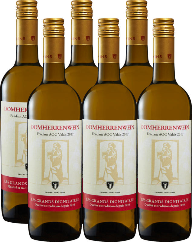 Domherrenwein Fendant du Valais AOC, 2020, Vallese, Svizzera, 6 x 75 cl