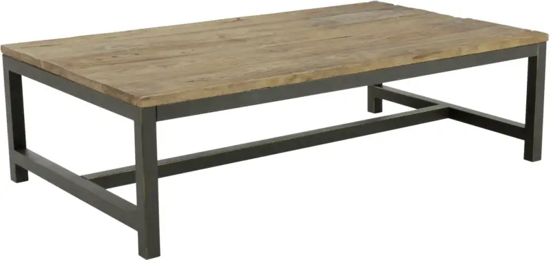 Couchtisch in Braun/Dunkelgrau 'Vintage L:120 CM Ulme'