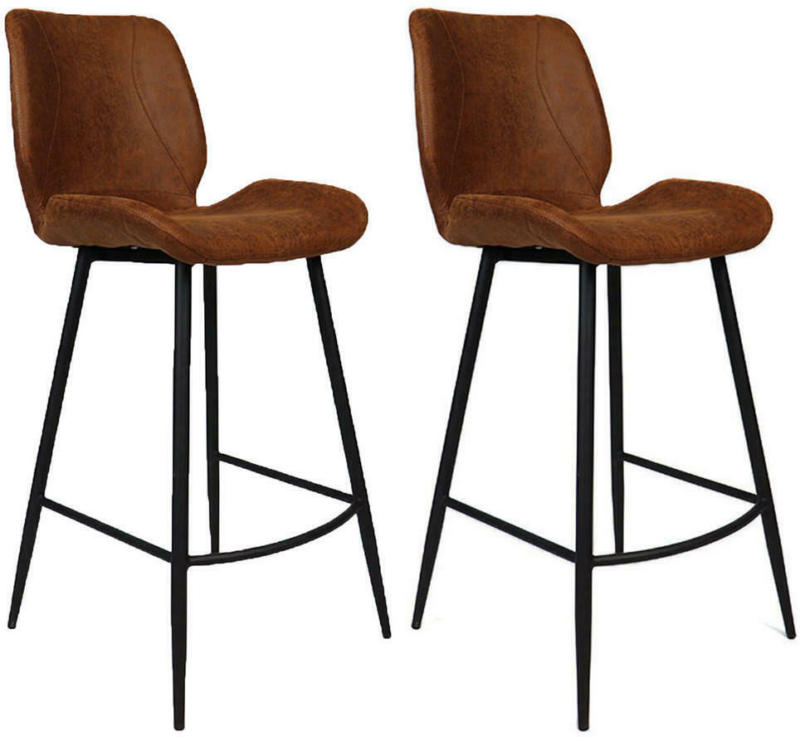Barhocker-Set in Braun