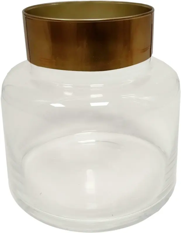 Vase Shiny aus Glas Ø ca. 25cm