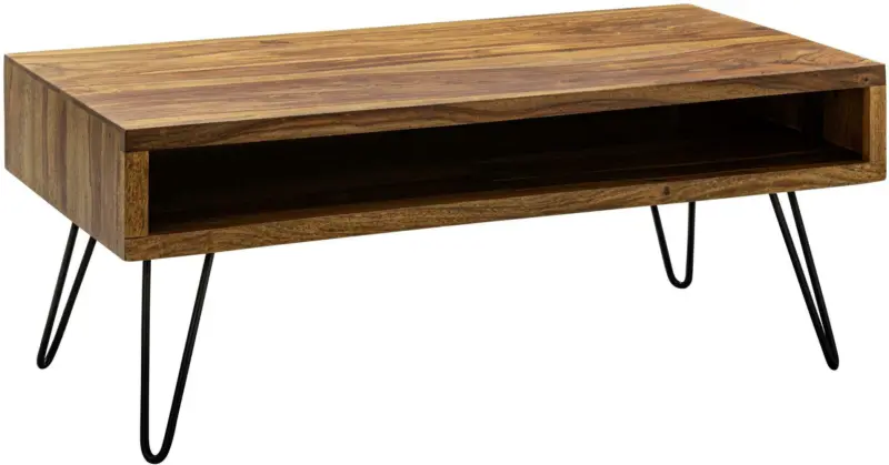 Couchtisch 'WL5.969' , ca 100x50x30, sheeshamfarbe