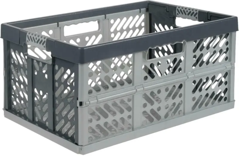 Klappbox Ben in Anthrazit/Silberfarben