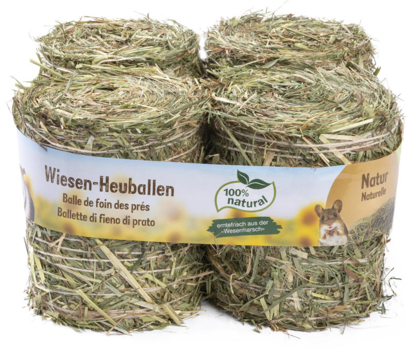 Happy Rancho Balle de foin des prés naturelle 4x150g