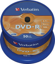 VERBATIM DVD-R Matt Silver - DVD-R