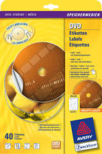 ZWECKFORM L7860-20 DVD ETIKETTEN WHITE -