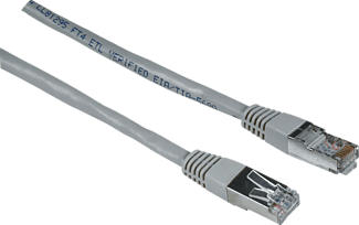 HAMA CAT-5e-Netzwerkkabel STP - Netzwerkkabel (Grau)