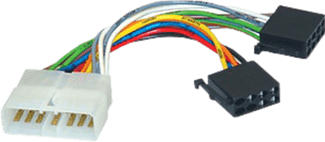 AIV Adaptateur de câble ISO - Câble d'adaptateur (Noir)