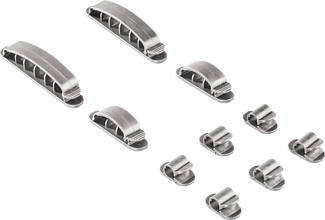 HAMA Easy Clip - Attache de câble (Argent)