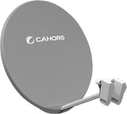 VISIOSAT VISIO-100SMC/GR SMC 100CM GREY - Sat-Antenne (Grau)