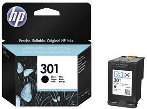 HP INK CARTRIDGE 301 BLACK - Tintenpatrone (Schwarz)